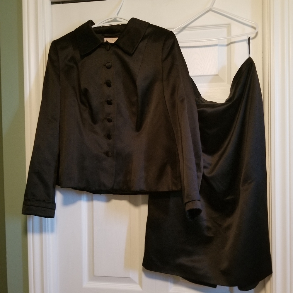 Womans Vintage Escada Couture Silk Suit